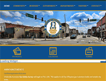 Tablet Screenshot of cityofroyston.com